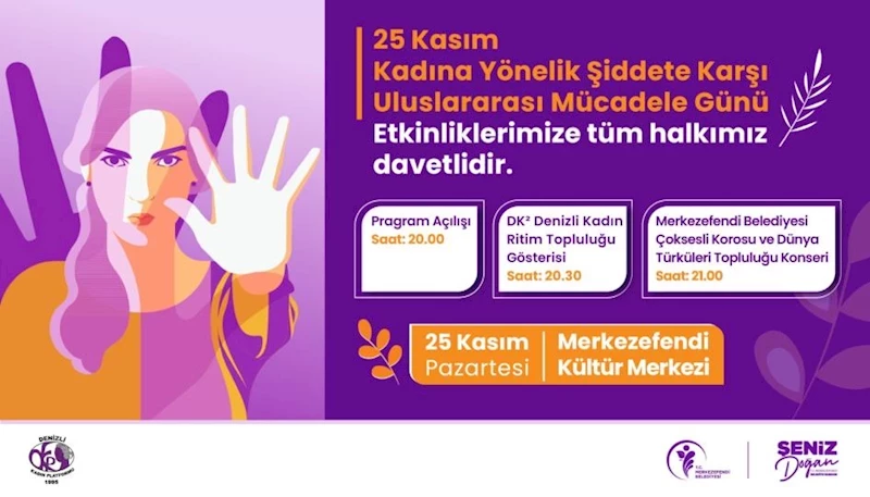 Merkezefendi Belediyesi’nden 25 Kasım’a Özel Etkinlik