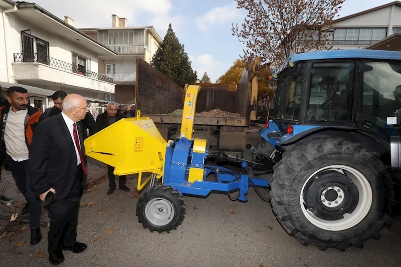 Yenimahalle Belediyesi’nden Ağaçlara Geri Dönüşüm