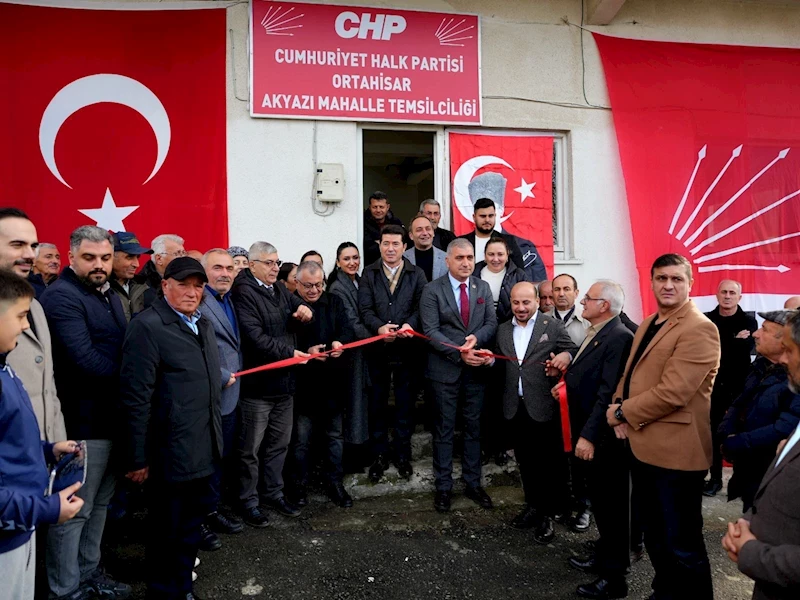 Başkan Kaya, CHP Akyazı Mahalle Temsilciliğinin açılışına katıldı