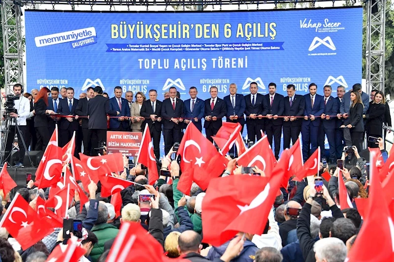 Başkan Seçer, CHP Genel Başkanı Özel İle Birlikte Kente Değer Katacak 6 Tesisin Toplu Açılışını Gerçekleştirdi