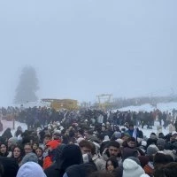 Uludağ’ın zirvesine turist akını