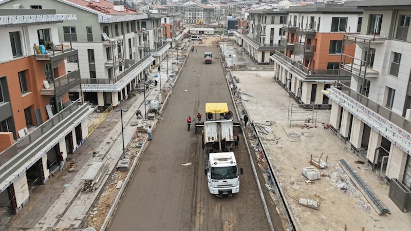 Büyükşehir, Azerbaycan Mahallesi’nde Yol Yapımını Sürdürüyor