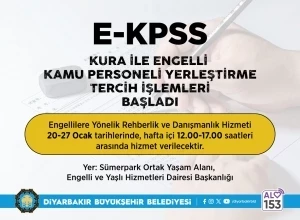 Büyükşehir Belediyesinden engellilere tercih danışmanlığı hizmeti