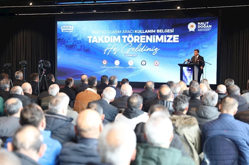 Samsun’da toplu taşıma araç sürücülerine  özel “Eğitim”