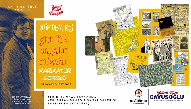 Büyükşehir’den Latif Demirci anısına karikatür sergisi