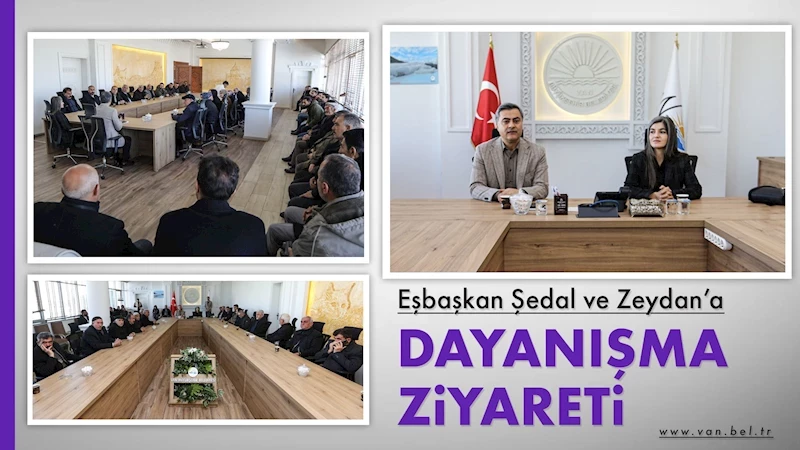 Eşbaşkan Şedal ve Zeydan’a dayanışma ziyareti