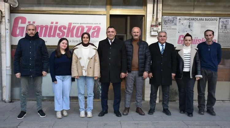 BAŞKANIMIZ, GÜMÜŞKOZA GAZETESİ’NİN 20. KURULUŞ YIL DÖNÜMÜ VESİLESİYLE ZİYARET ETTİ