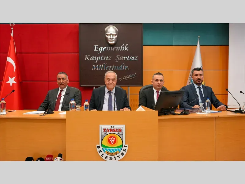 Tarsus Belediye Meclisi Kasım Ayı Toplantısını Gerçekleştirdi