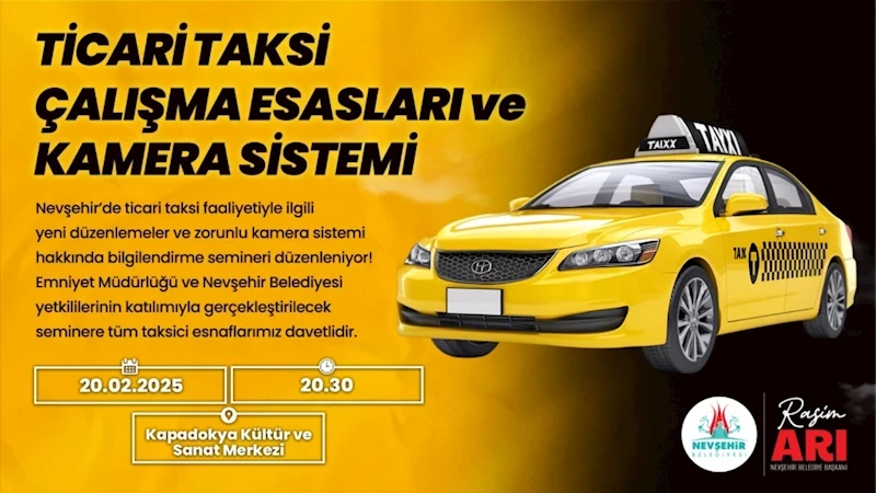 Ticari Taksi Çalışma Esasları ve Kamera Sistemi Toplantısı