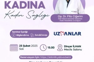 KADIN KADINA KADIN SAĞLIĞI SEMİNERİ YAPILACAK