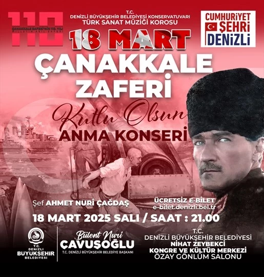 18 Mart ruhu Denizli’de yaşatılacak