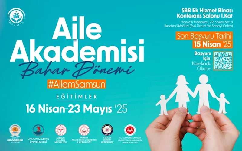 Samsun’da ‘Aile Akademisi’ eğitim programı başlıyor