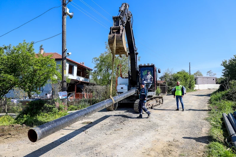 3 bin 500 metrelik altyapı dönüşümü ile 2 ilçenin 10 mahallesine kesintisiz içme suyu