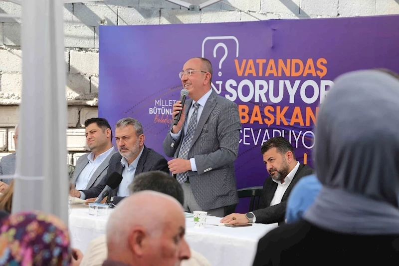 VATANDAŞLAR SORDU, BAŞKAN KAVUŞ YANITLADI