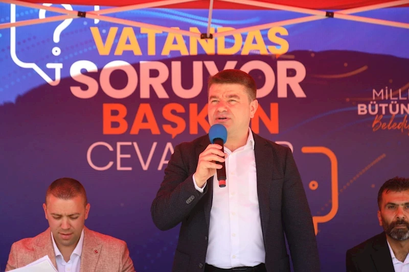 VATANDAŞ SORDU, BELEDİYE BAŞKANI DİNÇER CEVAPLADI