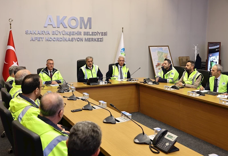 “İlk bilgilere göre olumsuzluk yok, tüm birimlerimizle sahadayız”
