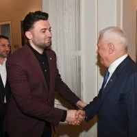 Bursaspor Başkanı Enes Çelik’ten Başkan Mustafa Bozbey’e teşekkür ziyareti