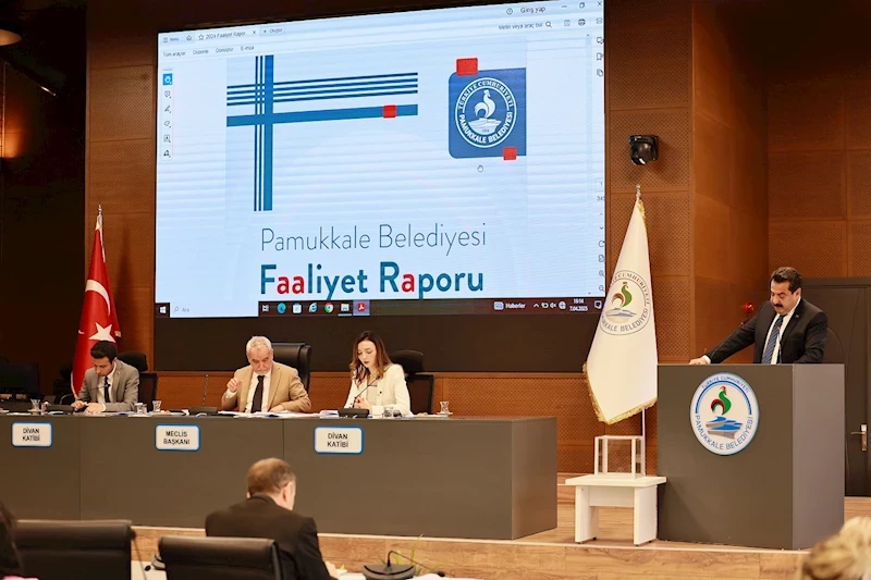 PAMUKKALE’DE 1 YILIN ÖZETİ; BORÇ ÖDEME, TASARRUF, HİZMET!