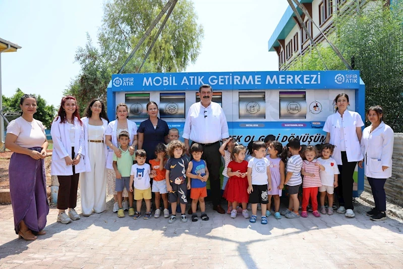 TOROSLAR’DA SIFIR ATIK SEFERBERLİĞİ: MOBİL ATIK GETİRME MERKEZİ MAHALLELERDE