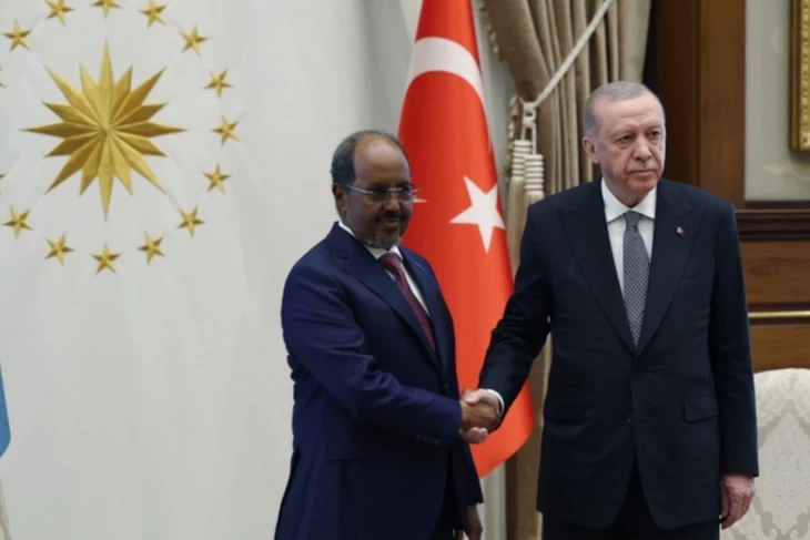 Cumhurbaşkanı Erdoğan Somalili mevkidaşı ile Külliye