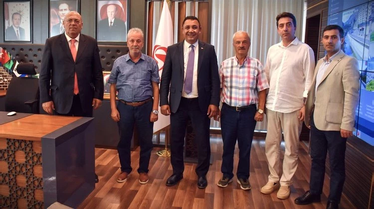 BAŞKANIMIZA ZİYARET