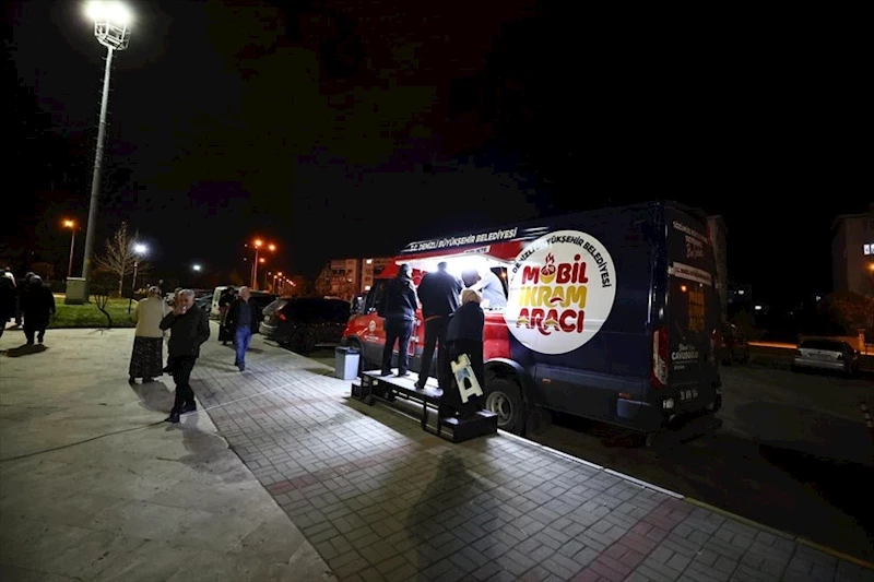 Büyükşehir mobil ikram araçları 250.000 kişiye ulaştı