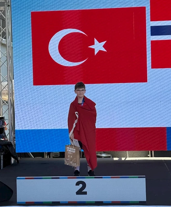 TAHİR EFE ŞAHİN AVRUPA İKİNCİSİ OLDU