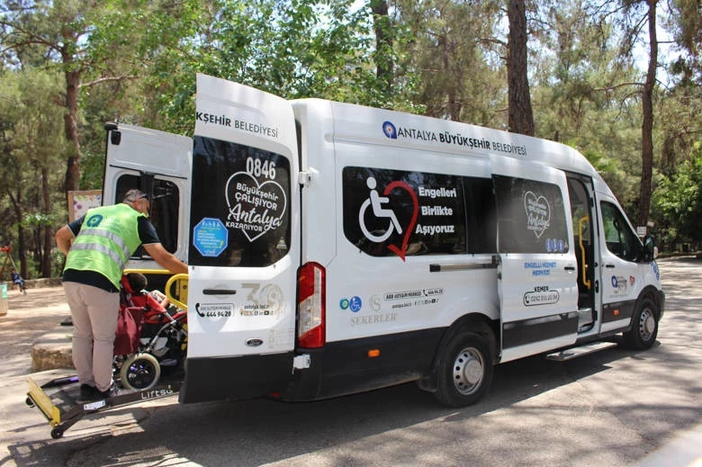 Engelsiz hizmet aracı hayat kolaylaştırıyor