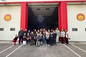 Değer Erzincan Projesi Kapsamında Öğrencilerden İtfaiye Ziyareti