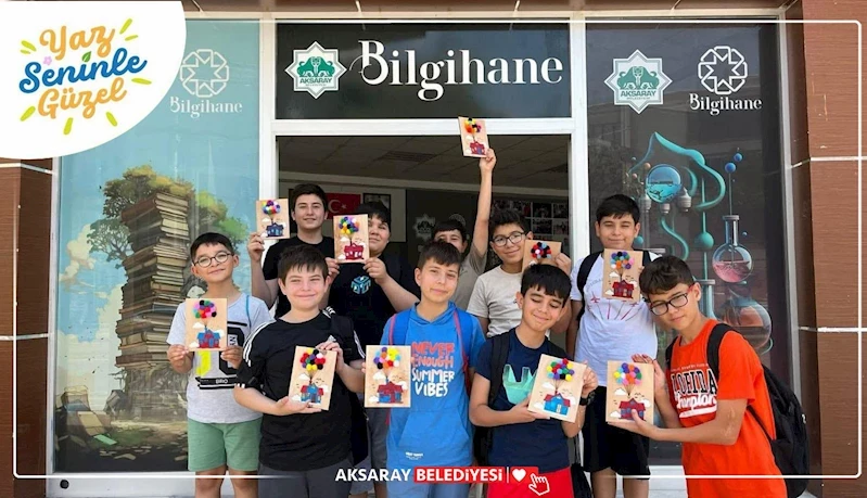YAZ SENİNLE GÜZEL TEMASIYLA AKSARAY’DA GENÇLER SAHADA, KİTAPTA VE SANATTA