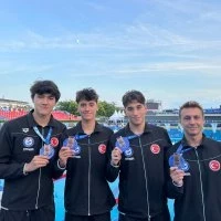 Belediyesporlu yüzücü Özgür Yonca, Avrupa üçüncüsü