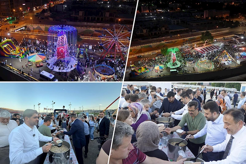 Karabük’te Yıllar Sonra Lunapark Coşkusu Aşure İkramıyla Birleşti