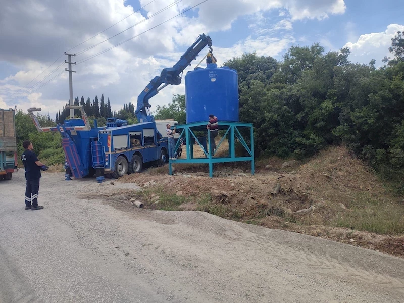 Büyükşehir’den Taral-Tanker Dolum Tesisleriyle Hem Üreticiye Destek Hem Yangına Karşı Güvence