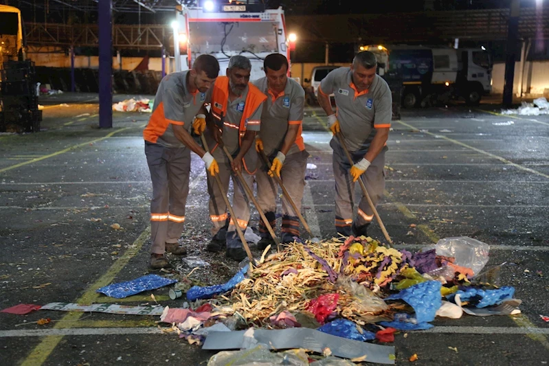 Eyüpsultan’da pazar yerleri tertemiz!