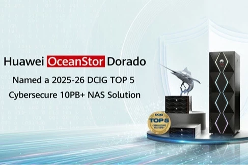 Huawei OceanStor Dorado All-Flash Depolama, DCIG TOP 5 Siber Güvenlikli NAS çözümlerinden biri seçildi