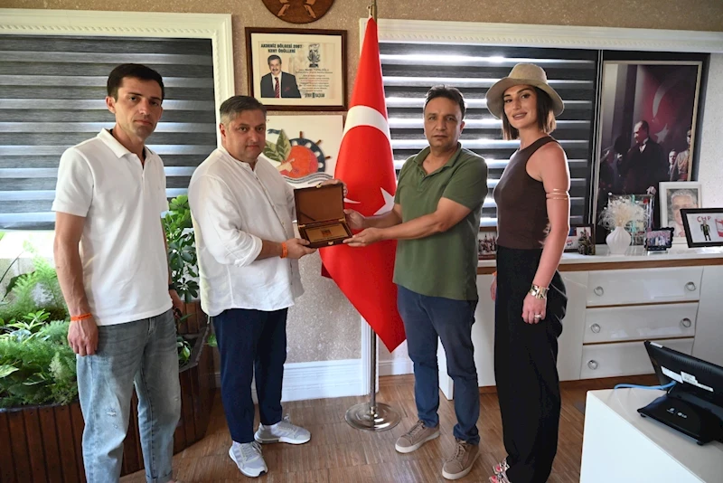 Gürcistan heyetinden Kemer Belediyesi’ne ziyaret