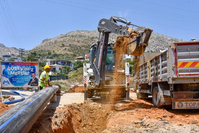 MESKİ, Aydıncık İlçesinin İçme Suyu Altyapısını Yeniliyor