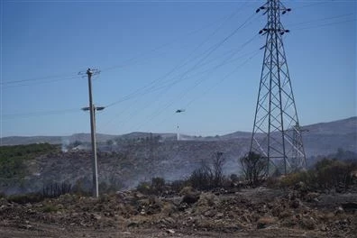 Çeşme’de yangın 3. gününde büyük ölçüde kontrol altına alındı