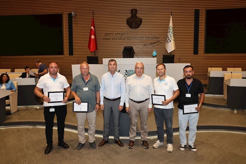 Yangınlarla mücadelede görev alan ekibe anlamlı teşekkür