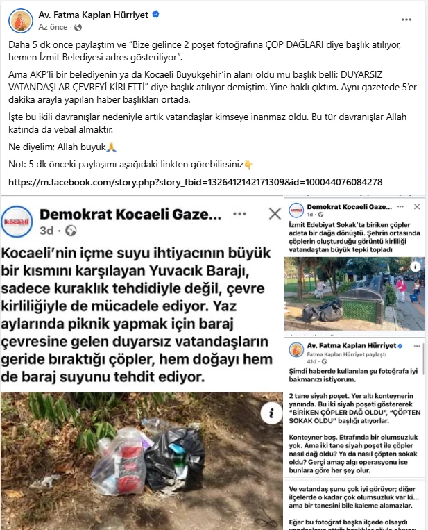 BAŞKAN HÜRRİYET’TEN ÇİFTE STANDART TEPKİSİ: “YİNE HAKLI ÇIKTIM”