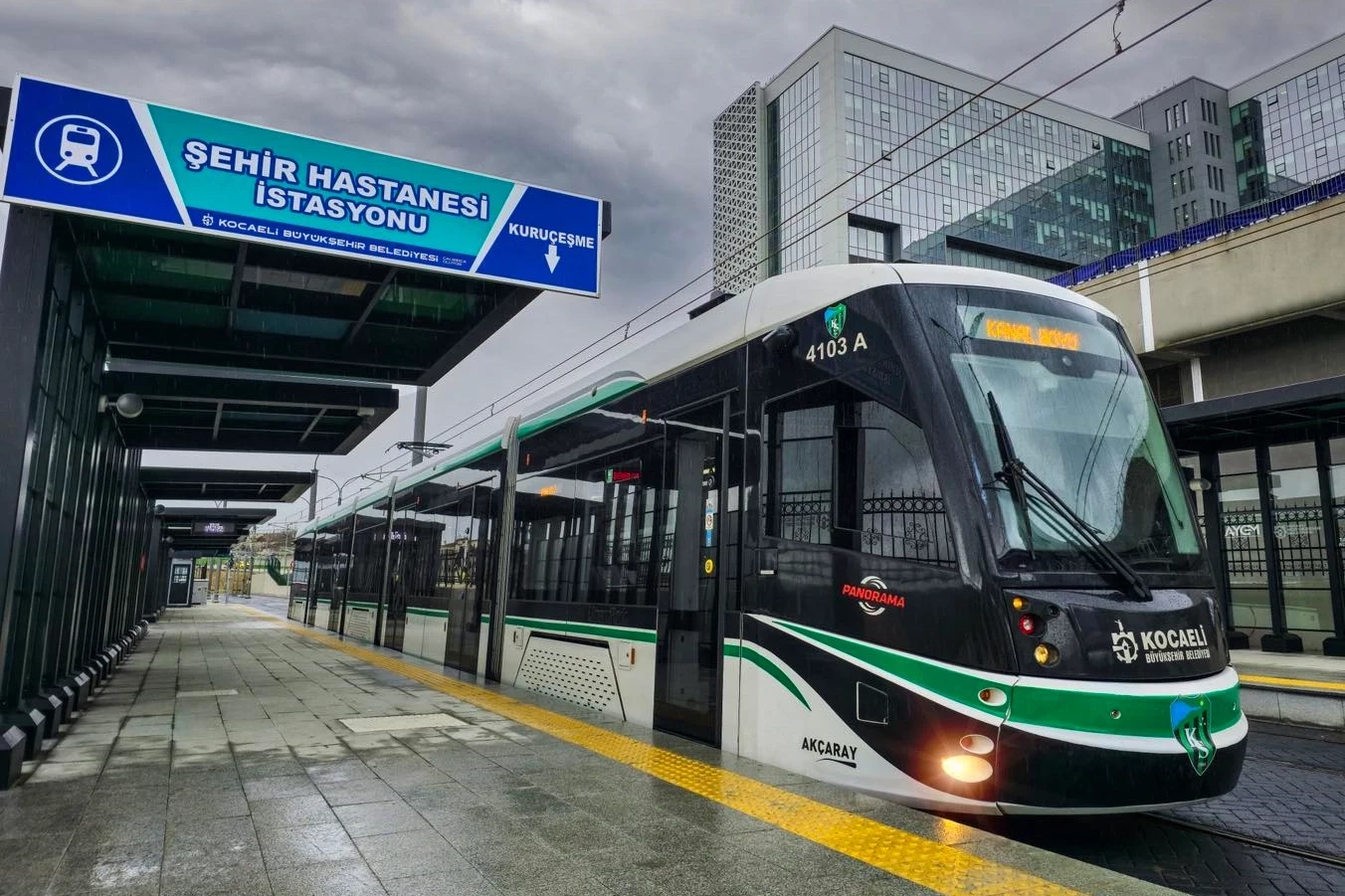 Kocaeli tramvay hattı Şehir Hastanesi