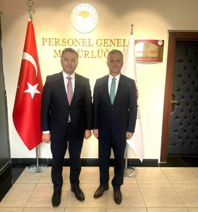 BAŞKANIMIZ TARIM VE ORMAN BAKANLIĞI PERSONEL GENEL MÜDÜRÜNÜ MAKAMINDA ZİYARET ETTİ