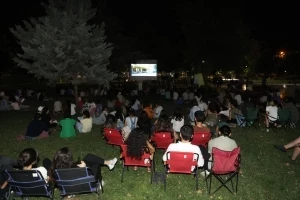 Açık havada sinema keyfi