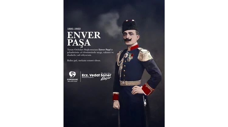 BAŞKANIMIZ, TURAN ORDULARI BAŞKOMUTANI ENVER PAŞA’YI RAHMET VE DUALARLA YAD ETTİ